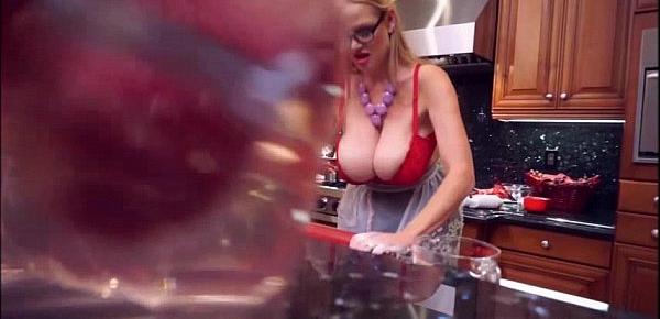  Kelly Madison Heats Up The Kitchen With Her Big Tits